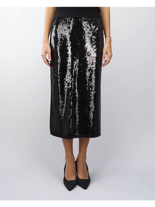 Full sequin knit midi skirt Twinset TWIN SET | Skirt | TT31426